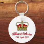 William & Catherine 29. April 2011 Schlüsselanhänger (Vorderseite)