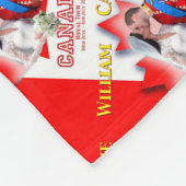 William & Catherine Canada Royal Tour Fleecedecke (Ecke)