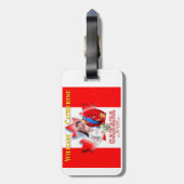 William & Catherine Canada Royal Tour Gepäckanhänger (Rückseite vertikal)