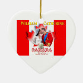 William & Catherine Canada Royal Tour Keramik Ornament (Hinten)