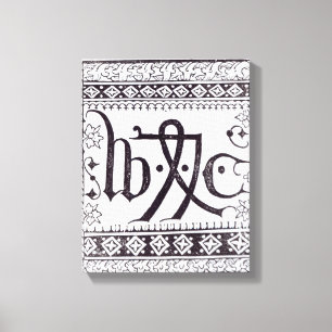 William Caxton's Print Mark Leinwanddruck