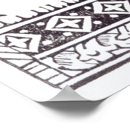 William Caxton's Print Mark Poster (Ecke)