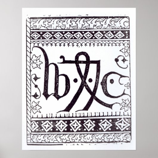 William Caxton's Print Mark Poster (Vorne)