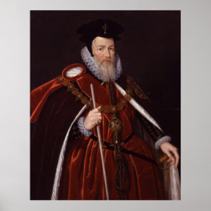 William Cecil 1. Baron Burghley Poster