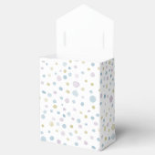 William Confetti Watercolor Dots Favor Box Geschenkschachtel (Geöffnet)