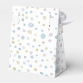 William Confetti Watercolor Dots Favor Box Geschenkschachtel (Rückseite)