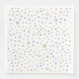 William Confetti Watercolor Dots Paper Napkin Serviette