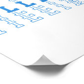 William Custom Boy Name Poster (Ecke)