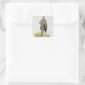 William de Longuespee, 3. Graf von Salisbury (d.12 Quadratischer Aufkleber (Tasche)