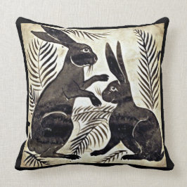 William De Morgan Rabbits Kissen