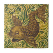 William De Morgan Repro Dolphin Tile (gegenüberges Fliese (Vorderseite)