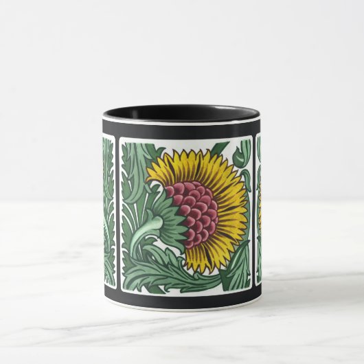 William de Morgan Tile Tasse (Zentrum)