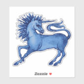 William De Morgan Unicorn Vinyl Stickers Aufkleber (Blatt)