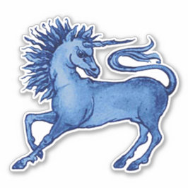 William De Morgan Unicorn Vinyl Stickers Aufkleber