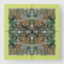 William De Morgan Viktorianisch Clocks