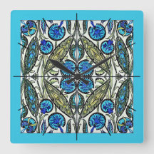 William De Morgan Viktorianisch Clocks