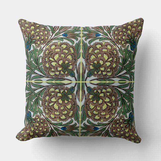 William De Morgan Viktorianisch Cushions Kissen (Vorderseite)
