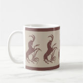 William De Morgans Antelope-Kaffee-Tasse Kaffeetasse (Links)