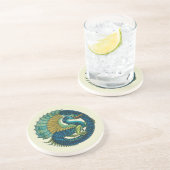 William De Morgans Griffin-Untersetzer Getränkeuntersetzer (Seite)