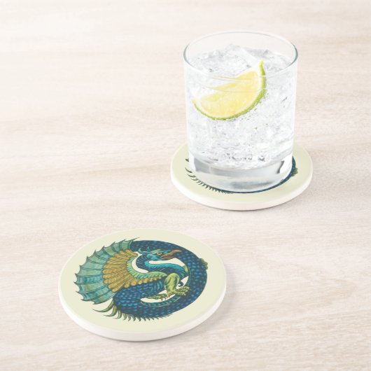 William De Morgans Griffin-Untersetzer Getränkeuntersetzer (Seite)
