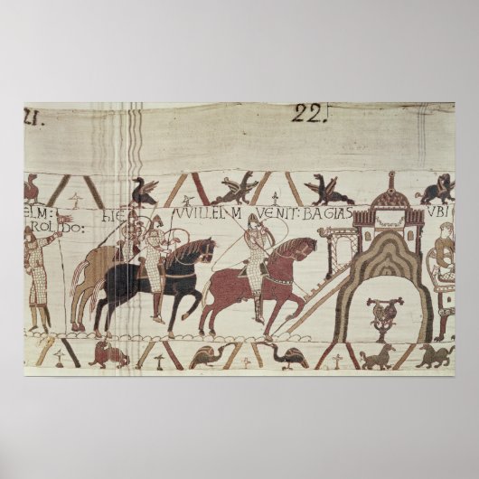 William der Eroberer kommt bei Bayeux an Poster (Vorne)