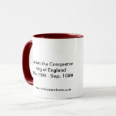 William der Eroberer Tasse (Vorderseite Links)