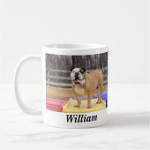 William die Bulldogge #2 Kaffeetasse (Links)