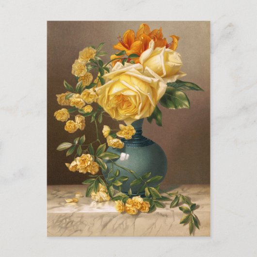 William Duffield: Marchal Niel-Rose Postkarte (Vorderseite)