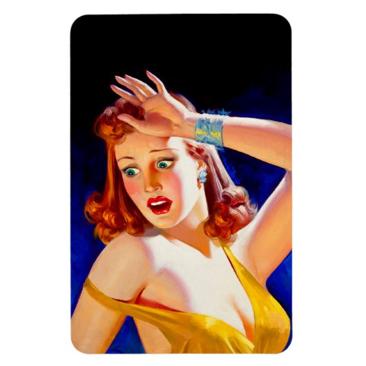 William Fulton Soare: Menace Pulp Cover Magnet (Vertikal)