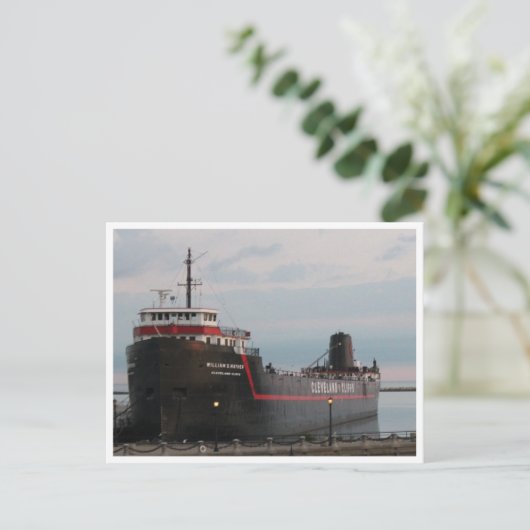 William G Mather Steamship Postcard Postkarte (Stehend Vorderseite)