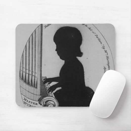 William-Gabelung, die das Organ spielt Mousepad (Mit Mouse)