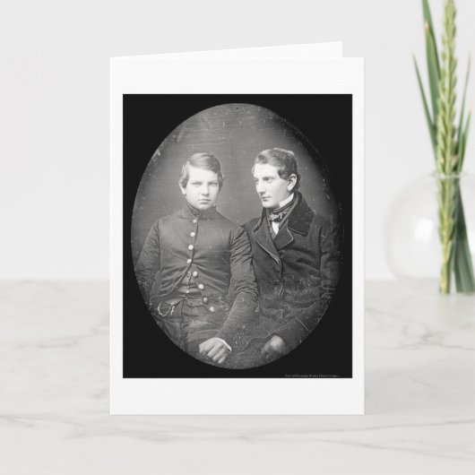 William-Gefahren-u. Moses-FeldDaguerreotype 1850 Karte (Vorderseite)