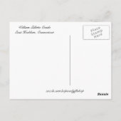 William Gillette Castle Postcard Postkarte (Rückseite)