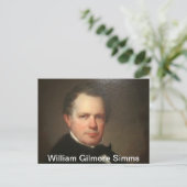 William Gilmore Simms Postkarte (Stehend Vorderseite)