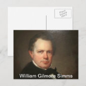 William Gilmore Simms Postkarte (Vorne/Hinten)