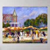 William Glackens Beach Umbrellas am Blue Point Poster (Vorne)