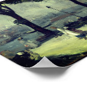 William Glackens - East River Park (c. 1902) Poster (Ecke)