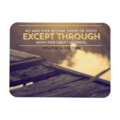 William Gladstone Inspiration Zitat "Fehler" Magnet (Horizontal)