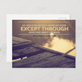 William Gladstone Inspiration Zitat "Fehler" Postkarte (Vorne/Hinten)