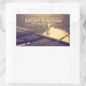 William Gladstone Inspiration Zitat "Fehler" Rechteckiger Aufkleber (Tasche)