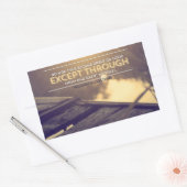 William Gladstone Inspiration Zitat "Fehler" Rechteckiger Aufkleber (Umschlag)