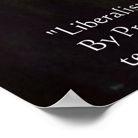 William Gladstone Poster "Liberals & Conservative" (Ecke)