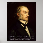 William Gladstone Poster "Liberals & Conservative" (Vorne)
