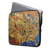 William Groppers Amerika - Cartoon Folklore Laptopschutzhülle (Vorderseite Links)