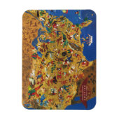 William Groppers Amerika - Cartoon Folklore Magnet (Vertikal)