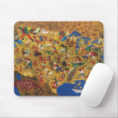 William Groppers Amerika - Cartoon Folklore Mousepad (Mit Mouse)