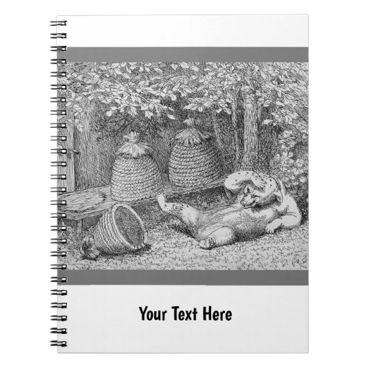 William H. Beard - Bear Stung by Bies Notizblock (Vorderseite)