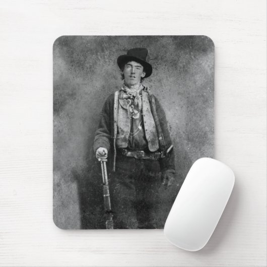 William H. Bonney, Billy Kid Old West Outlaw Mousepad (Mit Mouse)