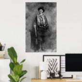 William H. Bonney, Billy Kid Old West Outlaw Poster (Heimbüro)