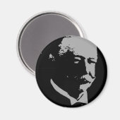 William H. Taft Silhouette Magnet (Vorderseite/Rückseite)
